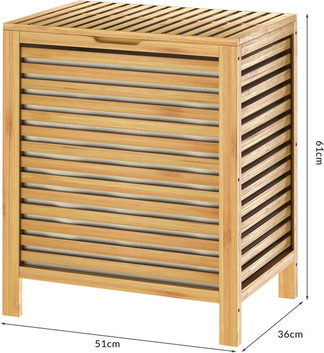 Image du produit Casaria Corbeille à linge (62 l)