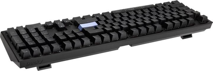 Actual product image Ducky Shine 7 PBT Gaming Keyboard, MX-Speed-Silver, RGB LED - blackout (US) (US, Cable)