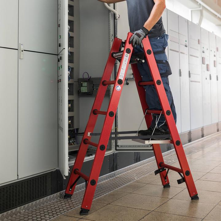 Produktbild Munk Sprossen-Stehleiter GFK 2x10 Sprossen (Stehleiter, 295 cm)