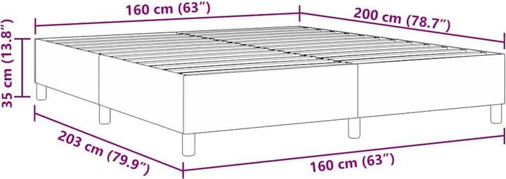 Image du produit vidaXL Plattformbett (160 x 200 cm)