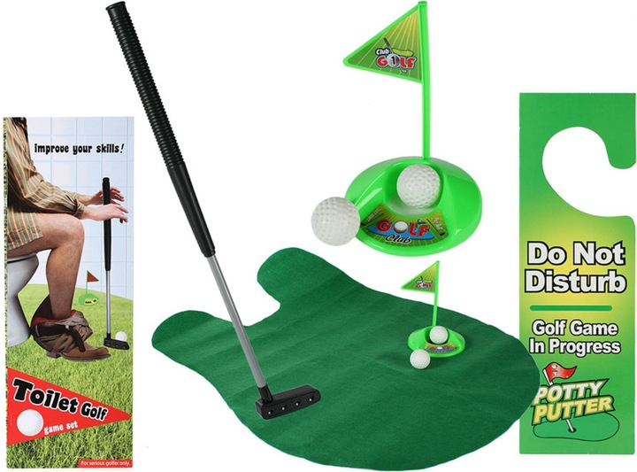 Ootb Set de golf pour toilettes 6 pcs.