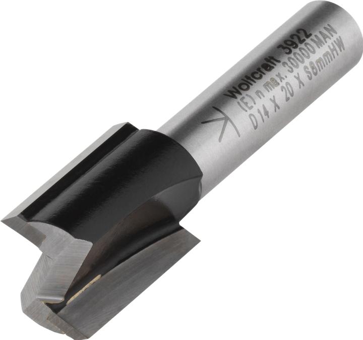 Produktbild wolfcraft 1 Nutfräser HM S=8mm ø14x20mm