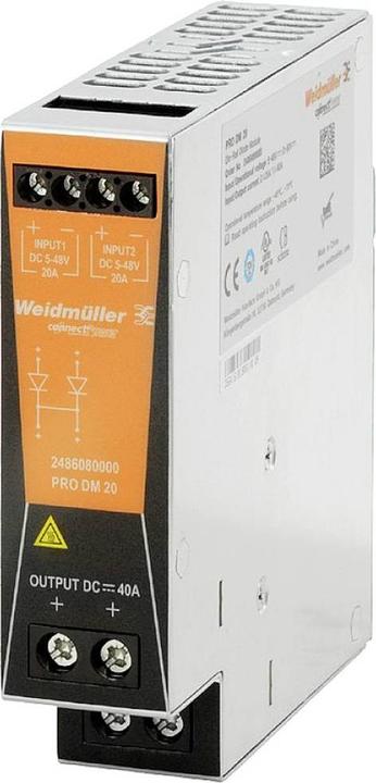 Actual product image Weidmüller PRO DM 20 Diode module power supply 2486080000