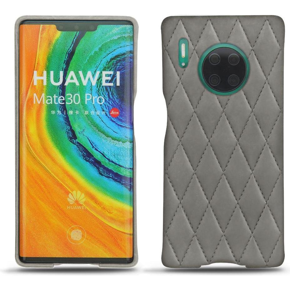 Noreve Lederschutzhülle (Huawei Mate 30 Pro), Smartphone Hülle, Grau