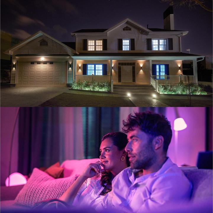 Actual product image Philips Hue Essential White & Color Ambiance (E27, 806 lm, 3x)