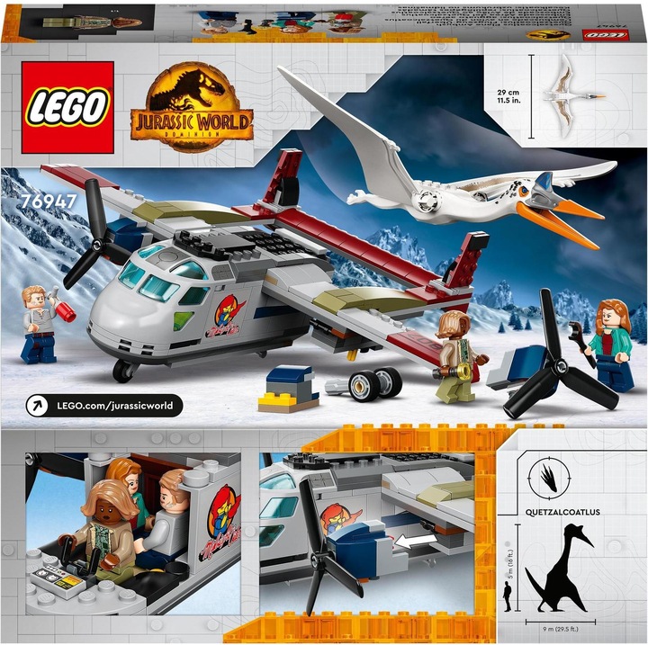 Produktbild LEGO Quetzalcoatlus: Flugzeug-Überfall (76947, LEGO Jurassic World)