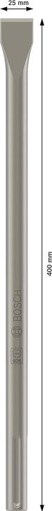Actual product image Bosch Professional Zubehör PRO SDS max-4C flat chisel, 25 x 400 mm (400 mm)