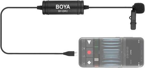 Actual product image Boya Lavalier microphone BY-DM2 for Android