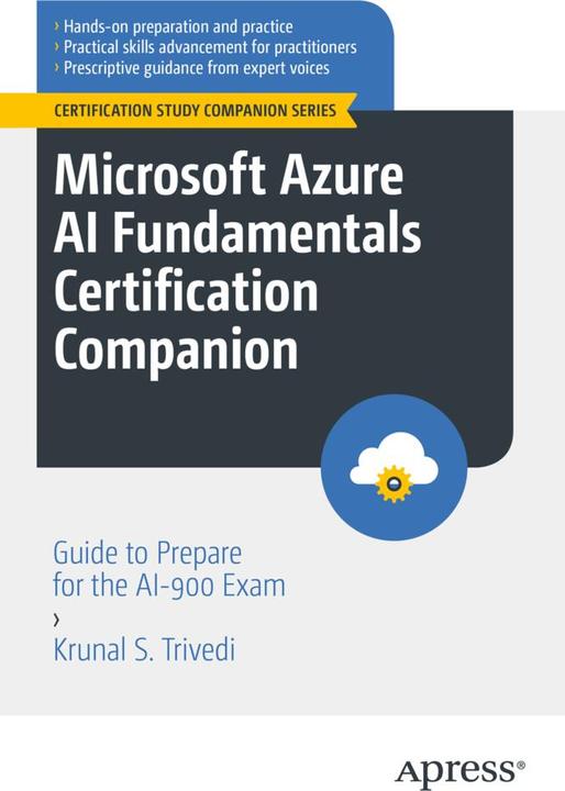 Actual product image Microsoft Azure AI Fundamentals Certification Companion (Krunal S. Trivedi, 2023)
