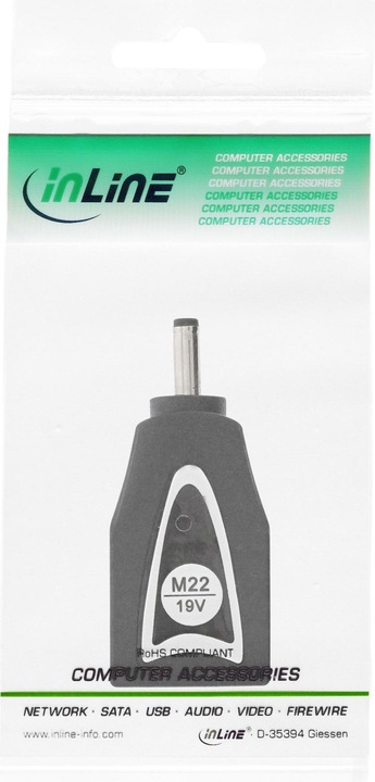 Immagine prodotto InLine Spina intercambiabile M22 (19V) per l'alimentatore universale (120 W)