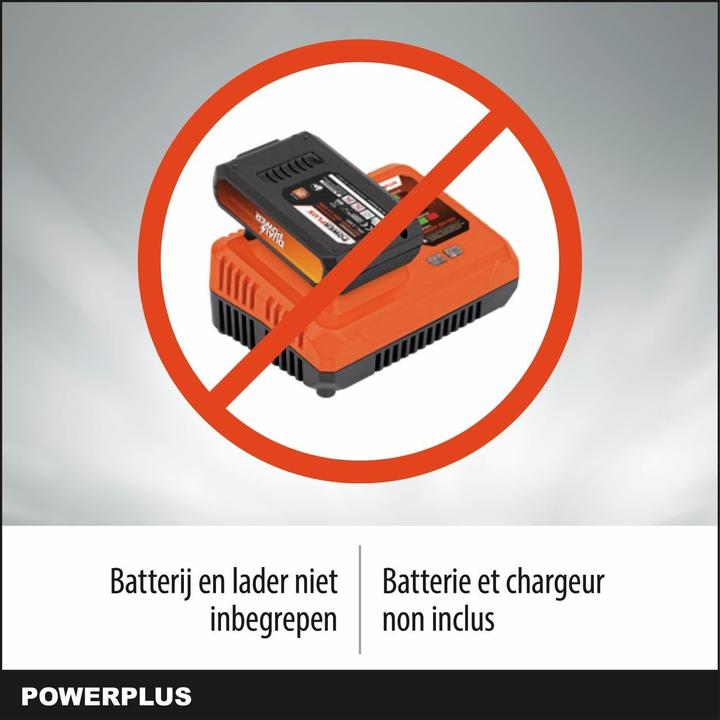 Actual product image Powerplus Dual Power high pressure cleaner 20V - excl. battery and charger (Rechargeable battery operated)