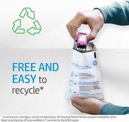 Actual product image HP 305 Tri-color Original Ink Cartridge