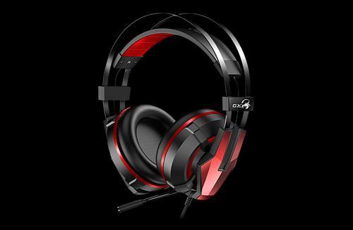 Actual product image Genius Lychas HS-G710V Headset Head-band Black, Red (Cable)