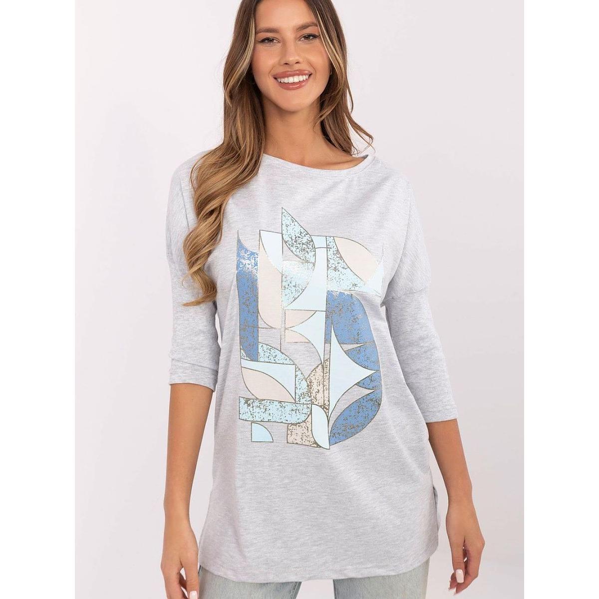Factory Price, Damen, Bluse, Bluse, Grau, (M)