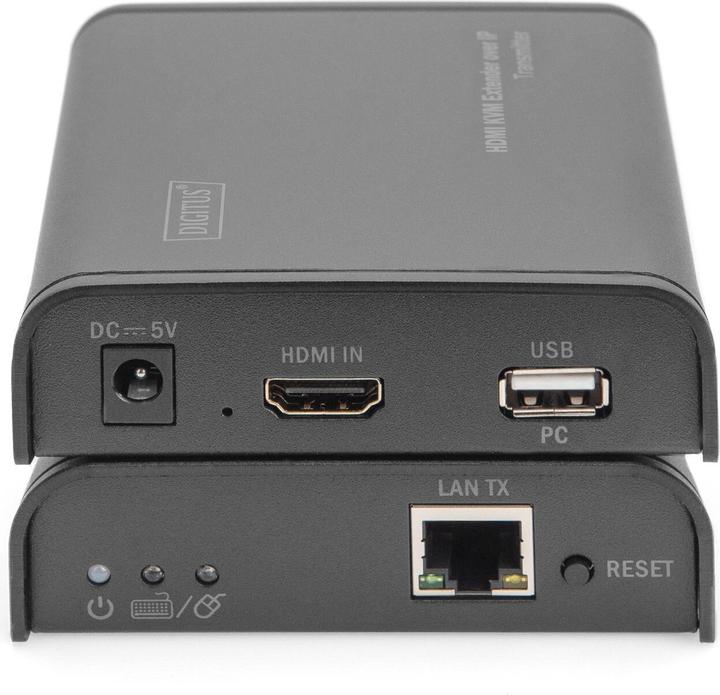 Productafbeelding Digitus HDMI KVM Extender 120 m via netwerkkabel Cat 5 5E