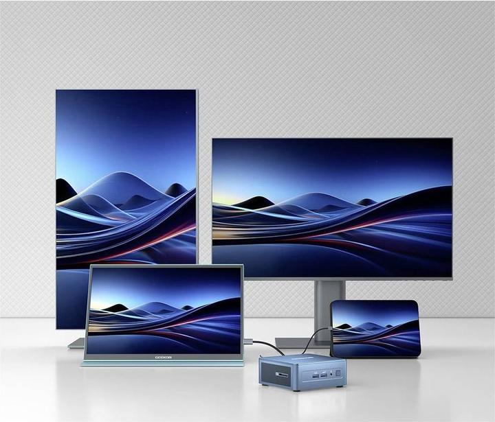 Actual product image Geekom Mini PC Mini IT13 Mini-PC, Intel i5-13600H, with 16 GB RAM and 1T SSD, Wi (1000 GB, 16 GB)