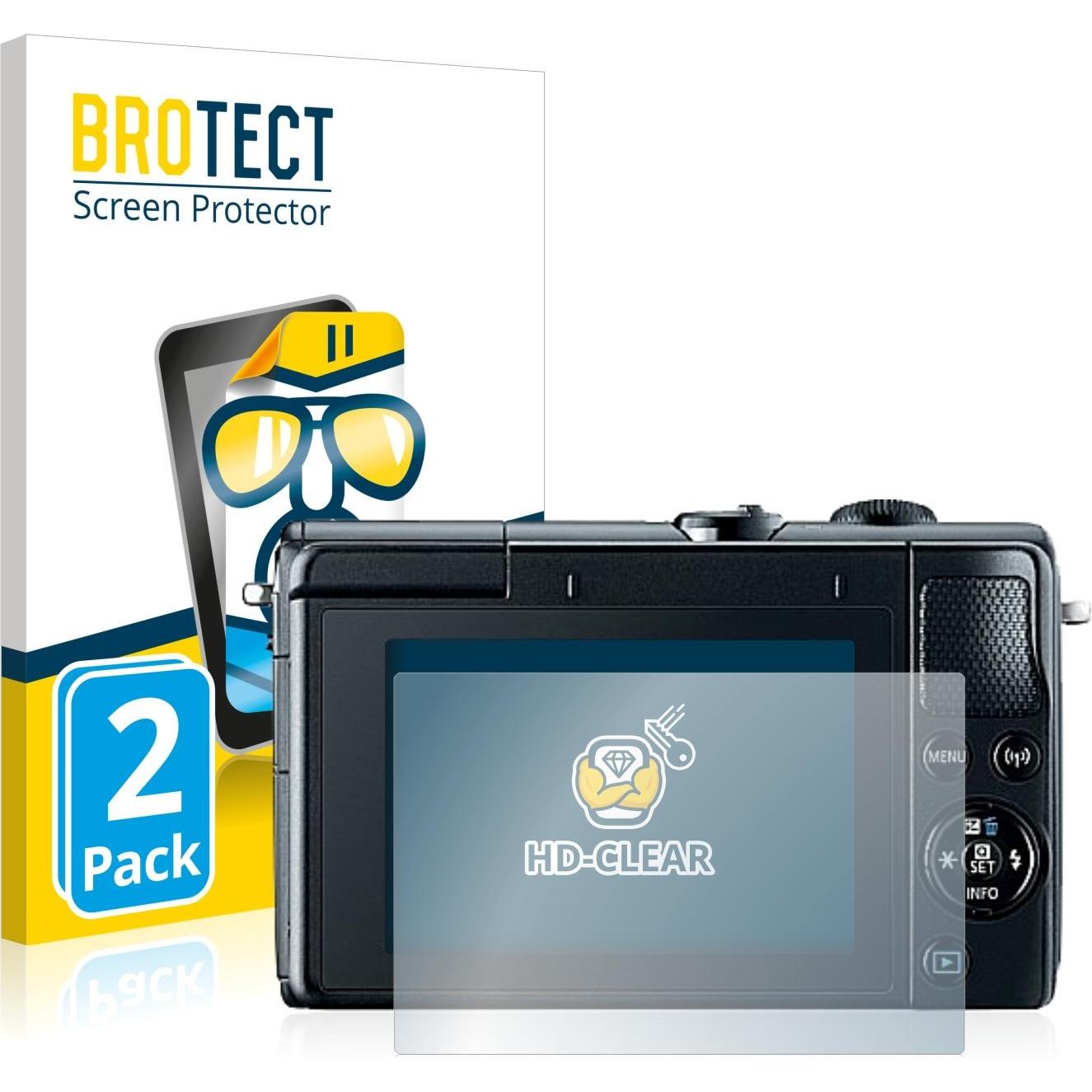 BROTECT Schutzfolie Displayschutz Klar (Displayschutz, EOS M100), Kameraschutz, Transparent