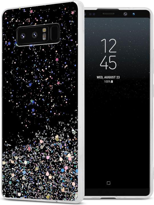 Actual product image Cadorabo TPU cover sparkling glitter (Samsung Galaxy Note 8)
