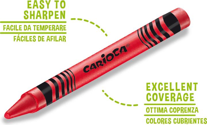 Immagine prodotto Carioca Wachsmalkreide Maxi (Multicolore, 50 x)