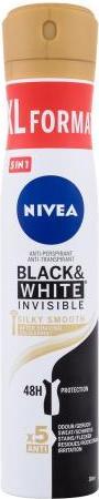 Actual product image NIVEA Anti-Spray Sprayack & White (Invisible Silk y Smooth) 150 ml 200ml (L) (Spray, 200 ml)