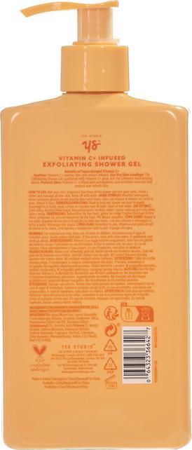 Immagine prodotto Yes Studio Gel doccia esfoliante - Burro di karité, arancia dolce e bergamotto