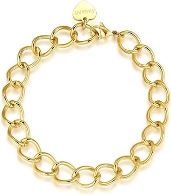 Image du produit Sagapo S'Agapo Stylish Gold-Plated Bracelet Chunky Shk34