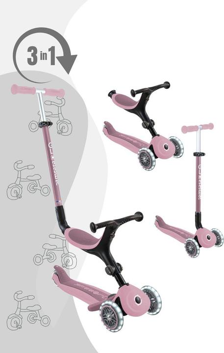 Actual product image Globber Go-Up Active Lights 3-in-1 children's vehicle