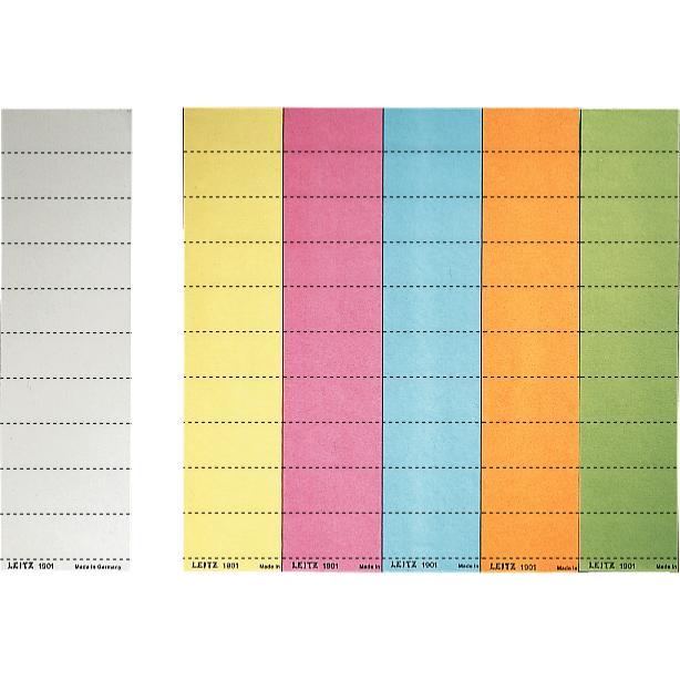 Leitz, Ordner Zubehör, Beschriftungsschild 60x21mm