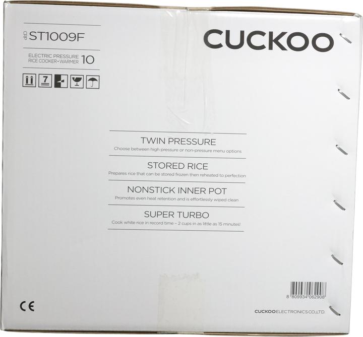 Actual product image Cuckoo Rice cooker CRP-ST01009F
