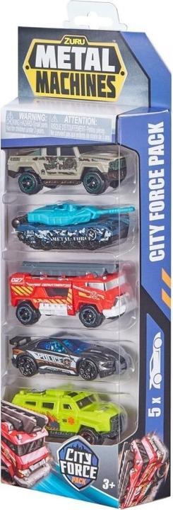 Actual product image Zuru Metal Machines - City Force 5PK (6767)