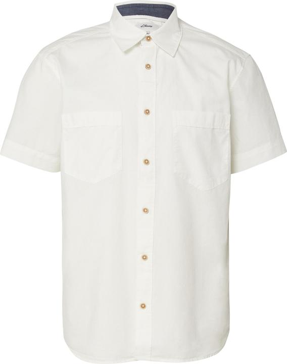 Immagine prodotto s.Oliver Regular Fit: Leichtes Kurzarmhemd aus Baumwolle mit Brusttasche (S)