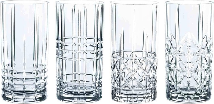 Actual product image Nachtmann Long drink tumbler Highland 37.5 cl 15.1cm Ø7.7cm Set of 4 (4.45 dl, 4 x, Long drink glasses)
