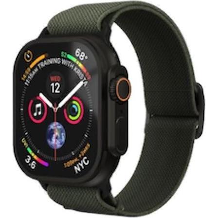 Vonmählen Classic Nylon Loop 42 44 45 49mm One Size - Olive Black (Nylon), Uhrenarmband, Schwarz