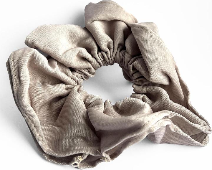 Actual product image Avizar Scrunchie Uni Plissee Stoff Sage (Hair tie)
