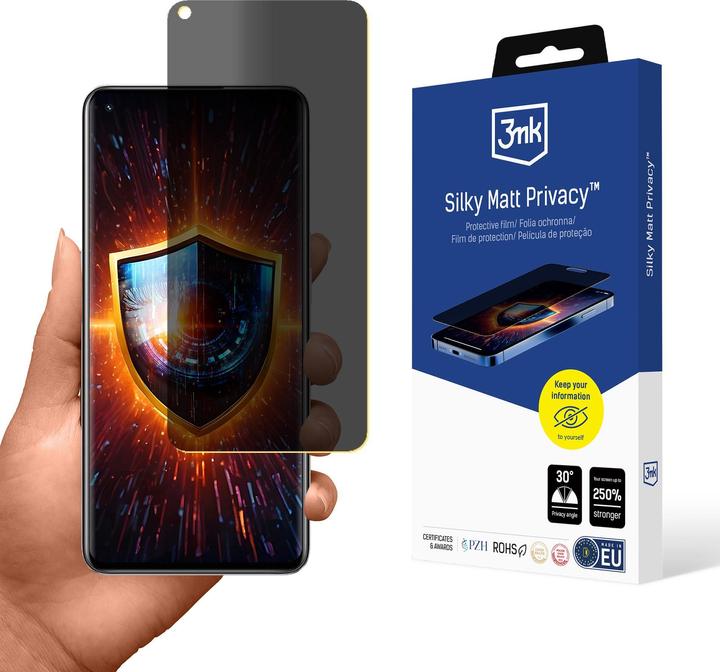 Actual product image 3MK Folia ochronna prywatyzujÄ ca matowa Silky Matt Privacy na Realme GT Neo 3T (1 pcs., Realme GT Neo 3T)