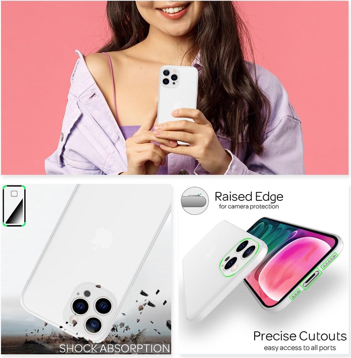 Actual product image Nalia Ultra Thin Hardcase (Apple iPhone 13 Pro)