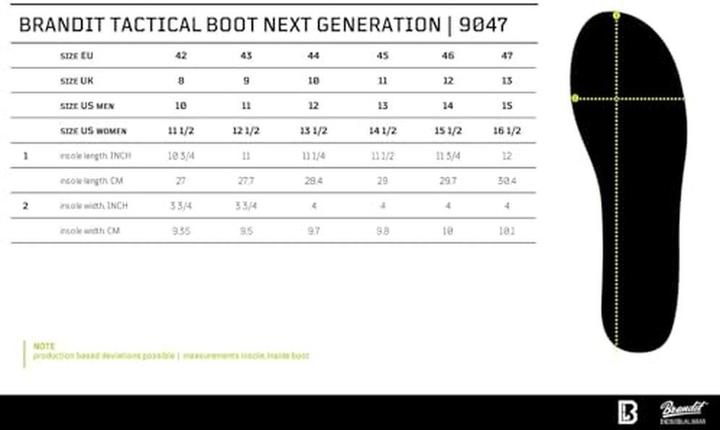 Actual product image Brandit Tactical Boot Next Generation - 15997 (45)