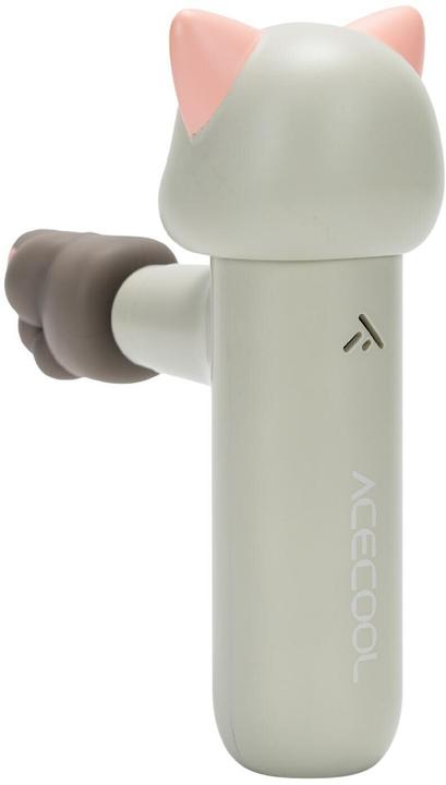 Actual product image 4smarts Mini massage gun ACECOOL Cat light gray (3 Steps)