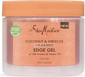 Shea Moisture SheaMoisture Flaxseed Edge Control Gel Haarprodukte für lockiges Haar Kokosnuss und Hibiskus (Haarwachs, 3.50 ml)