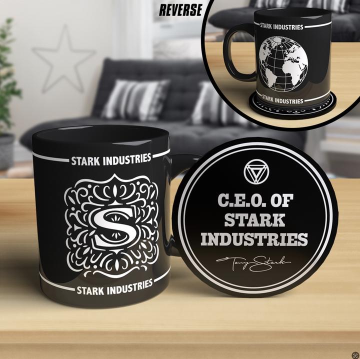 Actual product image Paladone Products Stark Industries Mug and Coaster