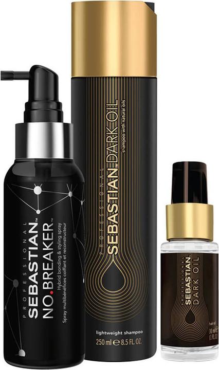 Image du produit Sebastian Coffret cadeau Dark Oil Beauty pour tous les types de cheveux
