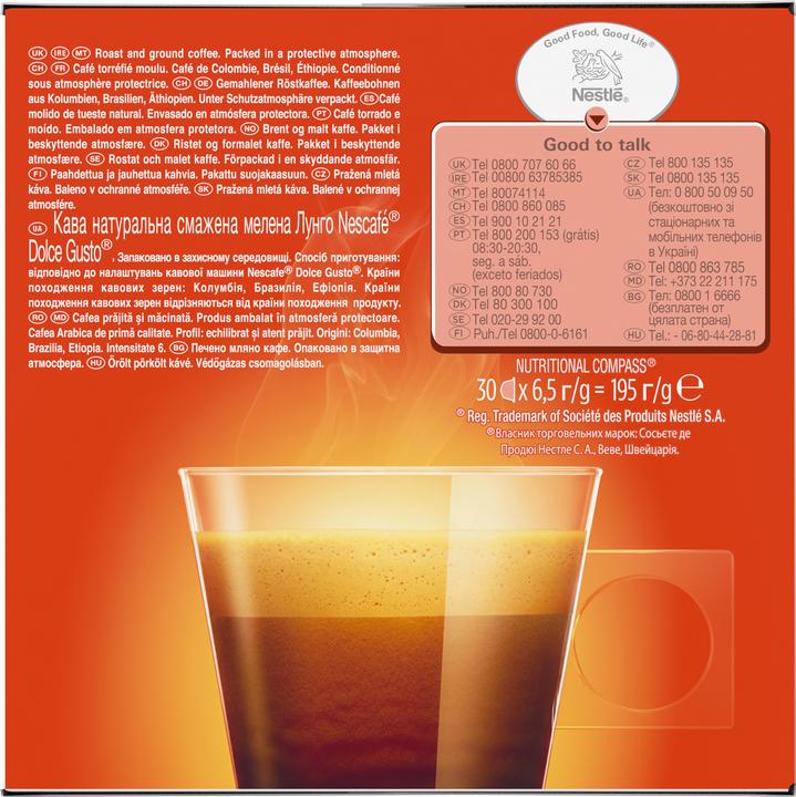 Immagine prodotto Nescafé Dolce Gusto Lungo (30 x Porta.)