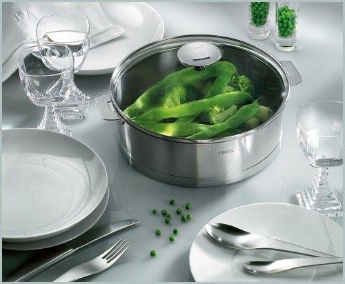 Actual product image Cristel Strate Amovible casserole Ø26cm (26 cm, Casserole + Stewpot, Aluminium, Stainless steel)