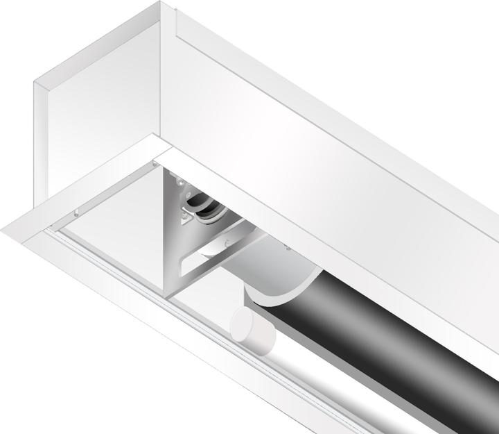 Actual product image Projecta Descender Large Electrol HDTV Format - screen - ceiling mount - motorized - (199", 16:9)