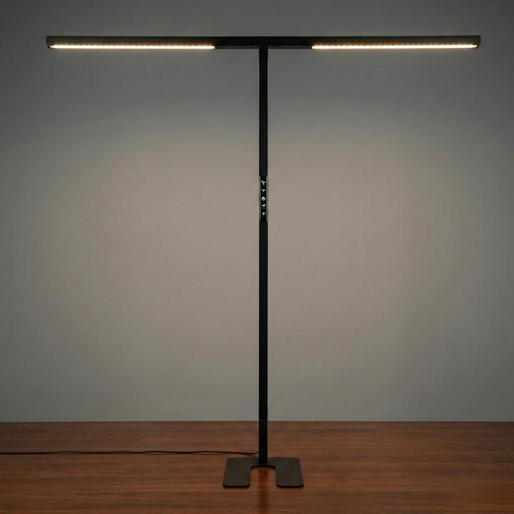 Produktbild Luxula LED-Büro-Stehleuchte - Slim Line, Duo (5000 lm)