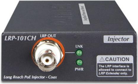 Image du produit Planet Kit extender PoE over coax 1 port Long Reach (LRP-101CH + LRP-101CE)