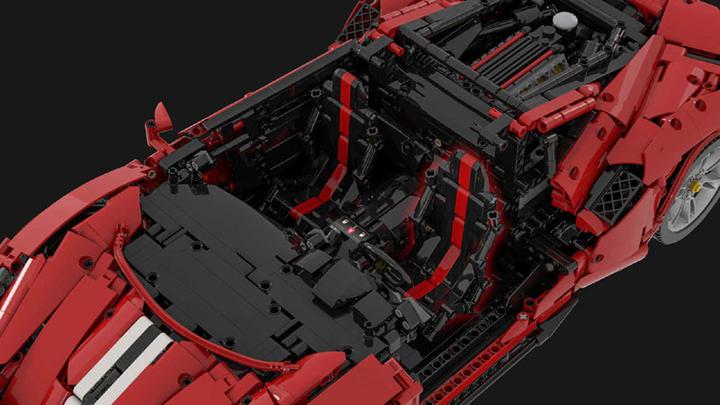 Actual product image Cada MASTER Red Super Car 1:8 incl Power System