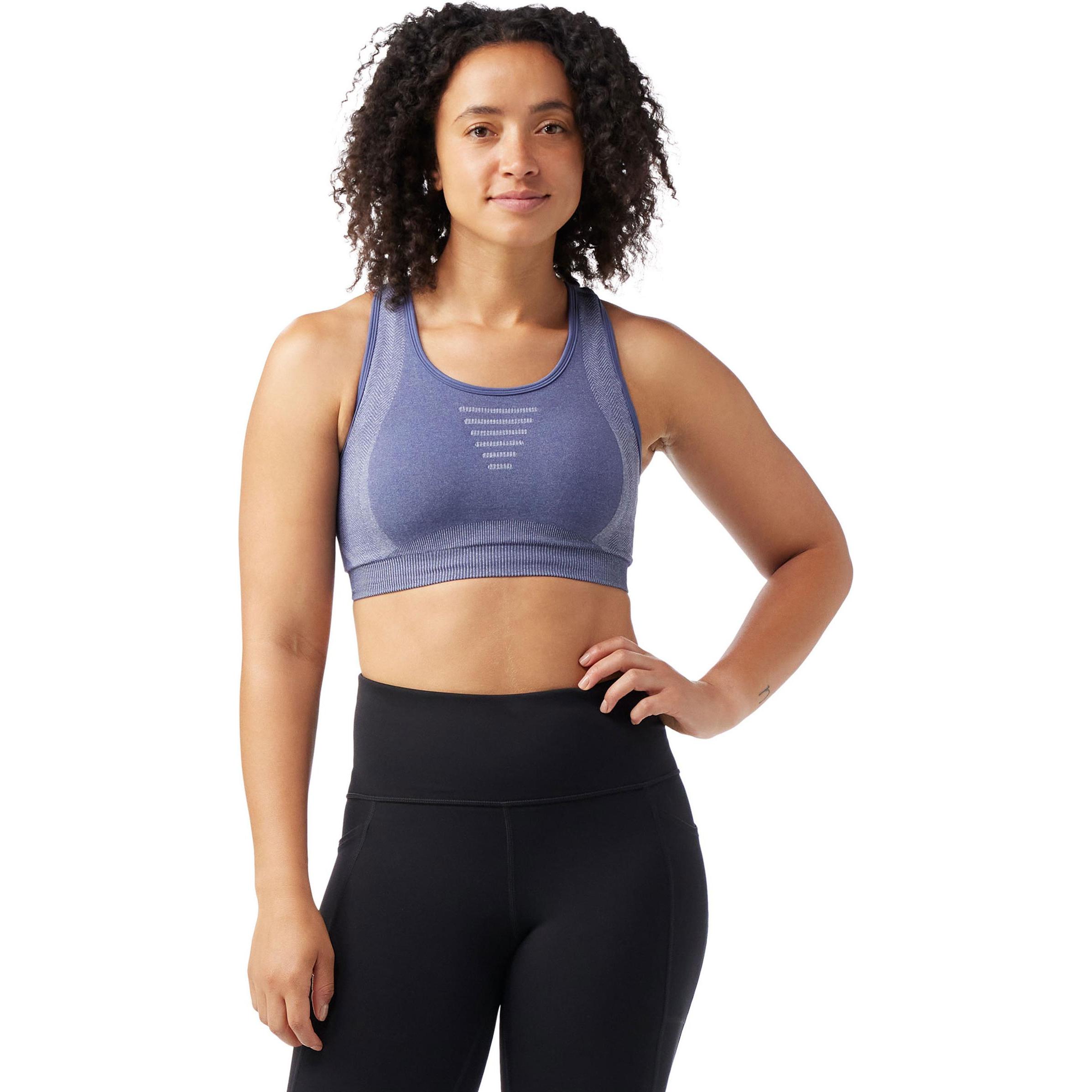 Thumbnail - Smartwool, Sport-BH, Ws Intraknit Racerback Bra (L), Blau, L