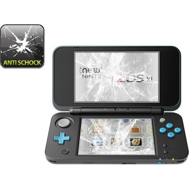 Protectorking 6x Panzerfolie Anti-Shock HD Klar (2DS XL), Weiteres Gaming Zubehör