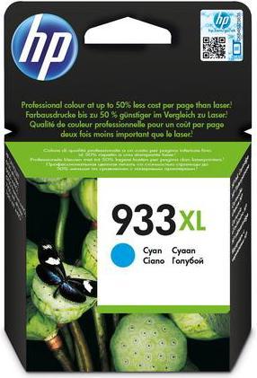 Actual product image HP 933XL High Yield Cyan Original Ink Cartridge